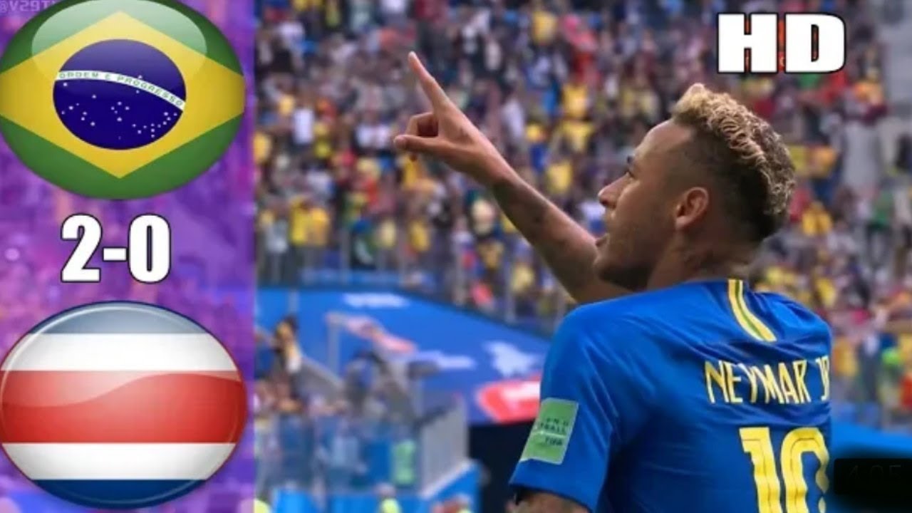 Hasil Brazil Vs Kosta Rika Piala Dunia 2018