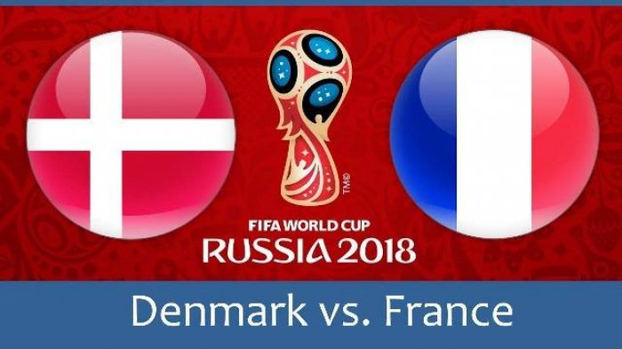 Denmark Vs Prancis di Piala Dunia 2018