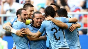Uruguay mengalahkan Rusia 3-0 Piala Dunia 2018