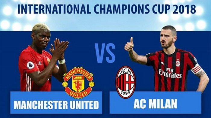Pertandingan Milan vs MU Di Turnamen ICC